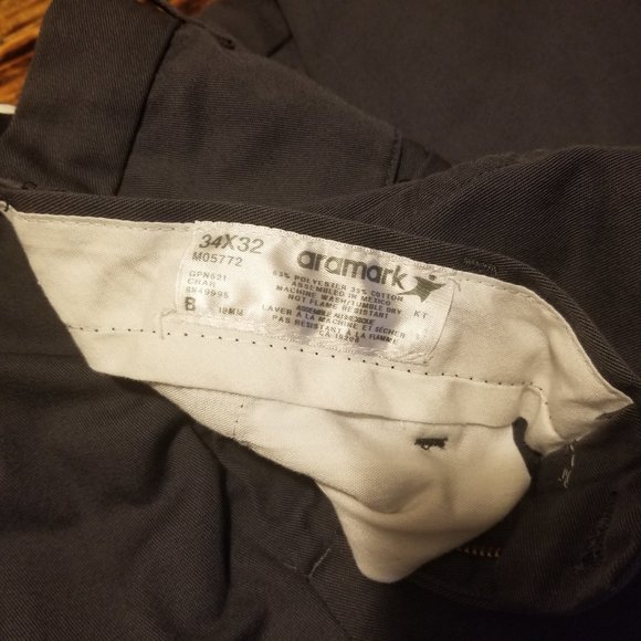 Aramark Pants Aramark Authentic Mens Industrial Cargo Pants